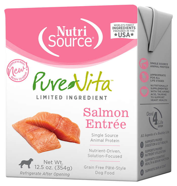 PureVita Grain Free Salmon Entrée Wet Dog Food