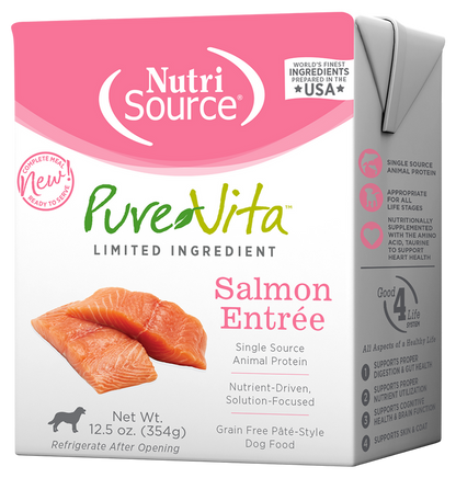 PureVita Grain Free Salmon Entrée Wet Dog Food
