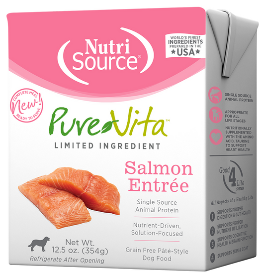 PureVita Grain Free Salmon Entrée Wet Dog Food