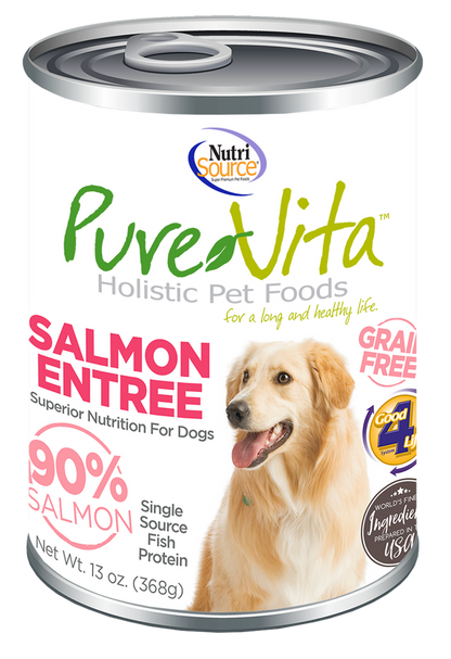 PureVita Grain Free Salmon Entrée Wet Dog Food