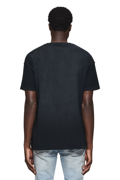 Purple Brand P101 Black JGWB324 Gothic Wordmark Tee - Black