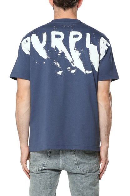 Purple Hwt Jersey Ss Tee - Blue