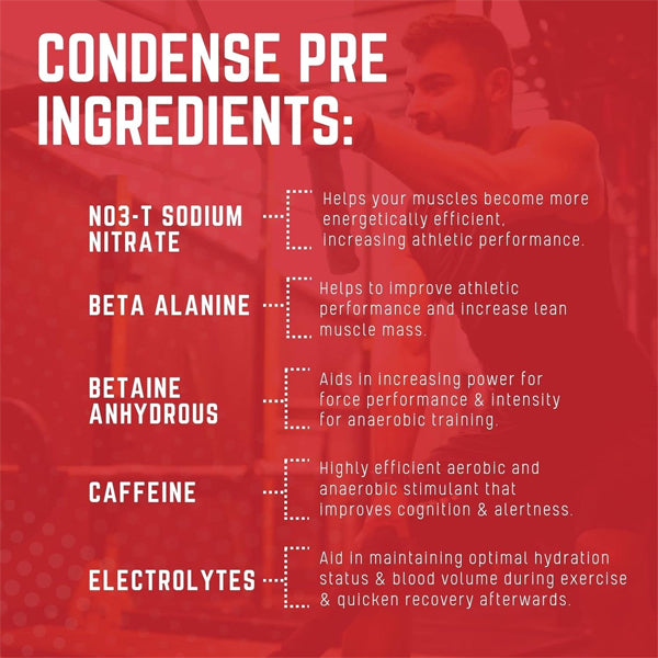 Purus Labs Condense Pre-Workout 40 Servings