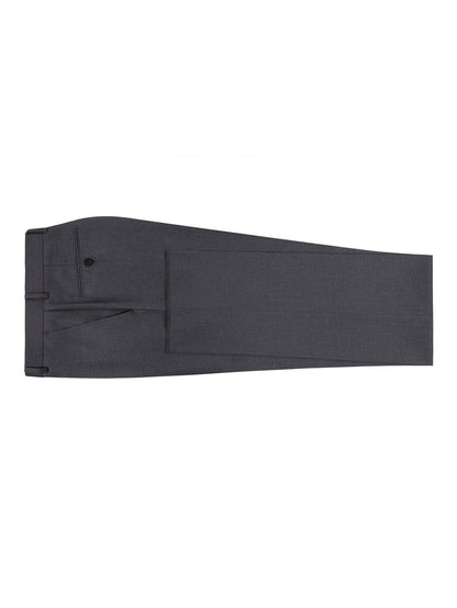 Raphael Men's Washable Flat Front Classic Fit Gray Dress Pants