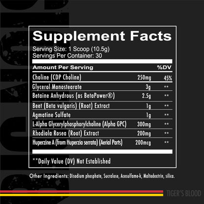 Redcon1 Big Noise Pump Non-Stim Preworkout 30 Servings