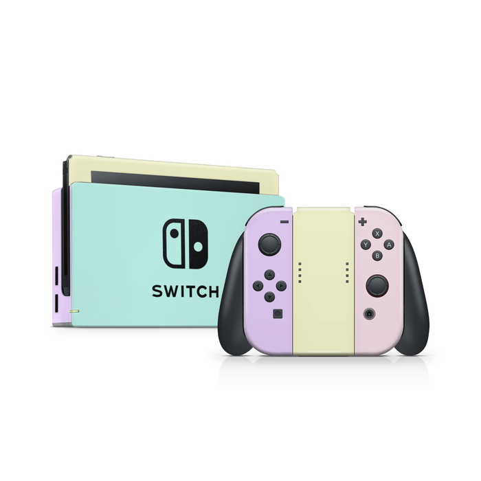 Retro Pastels Nintendo Switch Decal Skin