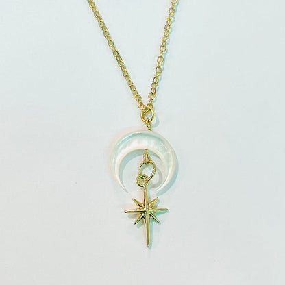 Revelry Jewelry - Pearly Celestial Necklace