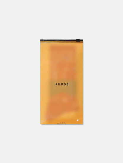 Rhude Logo Bandana Sock - White / Red 3041