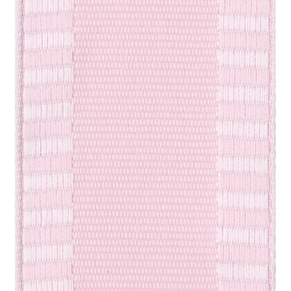 Ribbon Light Pink With Striped Border