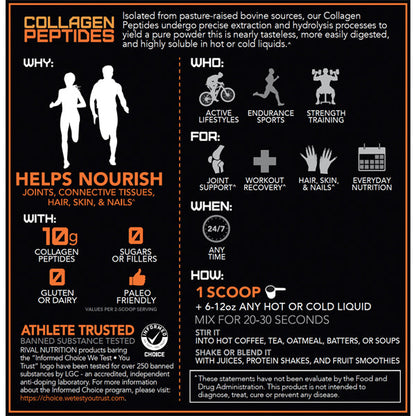 Rival Nutrition Collagen Peptides 30 Servings