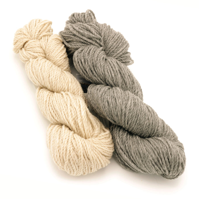 XS/S / Blue Sky Fibers - Woolstok / Driftwood & Storm Cloud