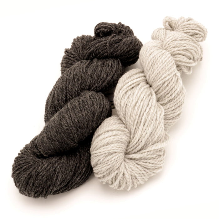 XS/S / Blue Sky Fibers - Woolstok / Grey Harbor & Cast Iron