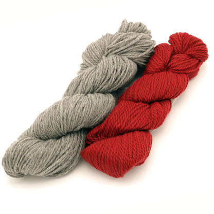 XS/S / Blue Sky Fibers - Woolstok / Storm Cloud & Red Rock