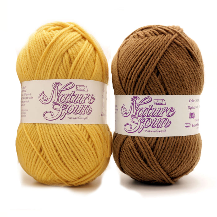 XS/S / Brown Sheep Co - NatureSpun Worsted / Harvest Wheat & Latte