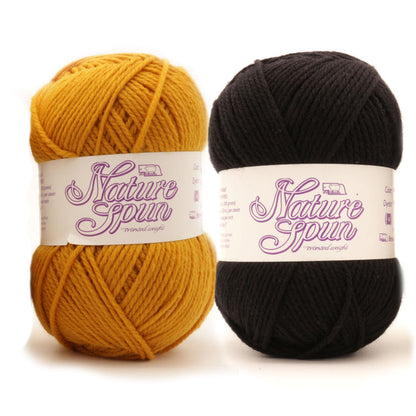XS/S / Brown Sheep Co - NatureSpun Worsted / Sunburst Gold & Pepper