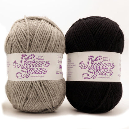 XS/S / Brown Sheep Co - NatureSpun Worsted / Grey Heather & Pepper