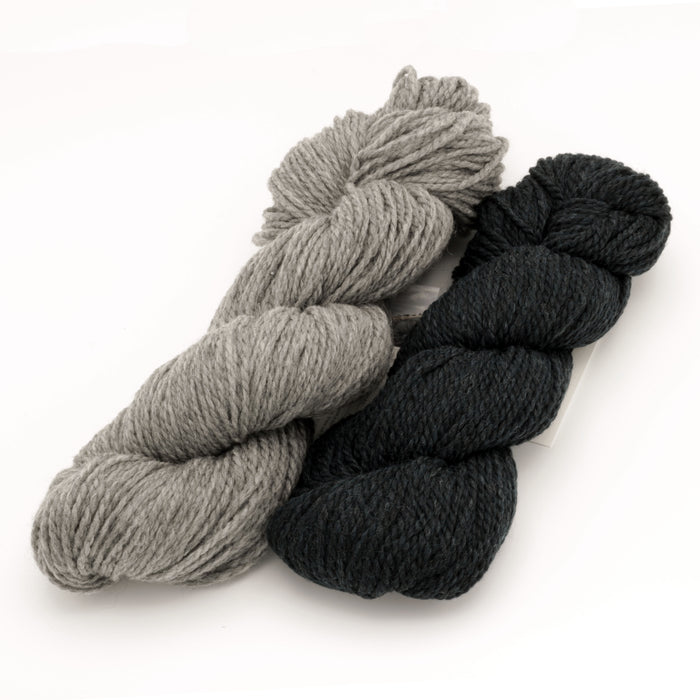 XS/S / Blue Sky Fibers - Woolstok / Storm Cloud & Cast Iron