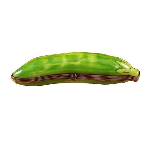 Peapod Porcelain Limoges fruit vegitables French Trinket Box