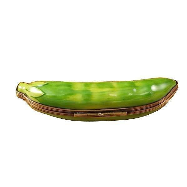 Peapod Porcelain Limoges fruit vegitables French Trinket Box