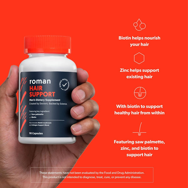 Roman Men's Hair Support Capsules