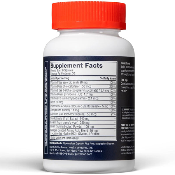 Roman Men's Hair Support Capsules