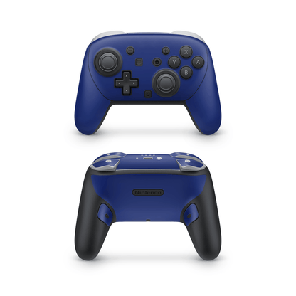 Royal Blue Nintendo Switch Pro Controller Decal Skins