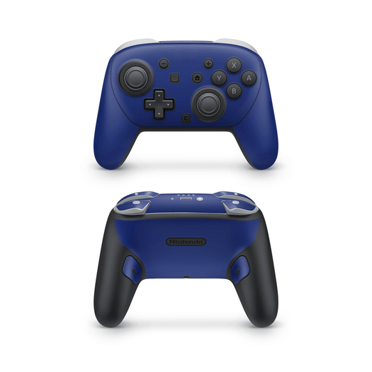 Royal Blue Nintendo Switch Pro Controller Decal Skins