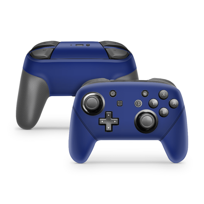 Royal Blue Nintendo Switch Pro Controller Decal Skins
