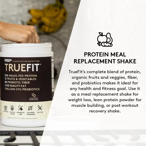 RSP Nutrition TrueFit Grass Fed Protein 4lbs
