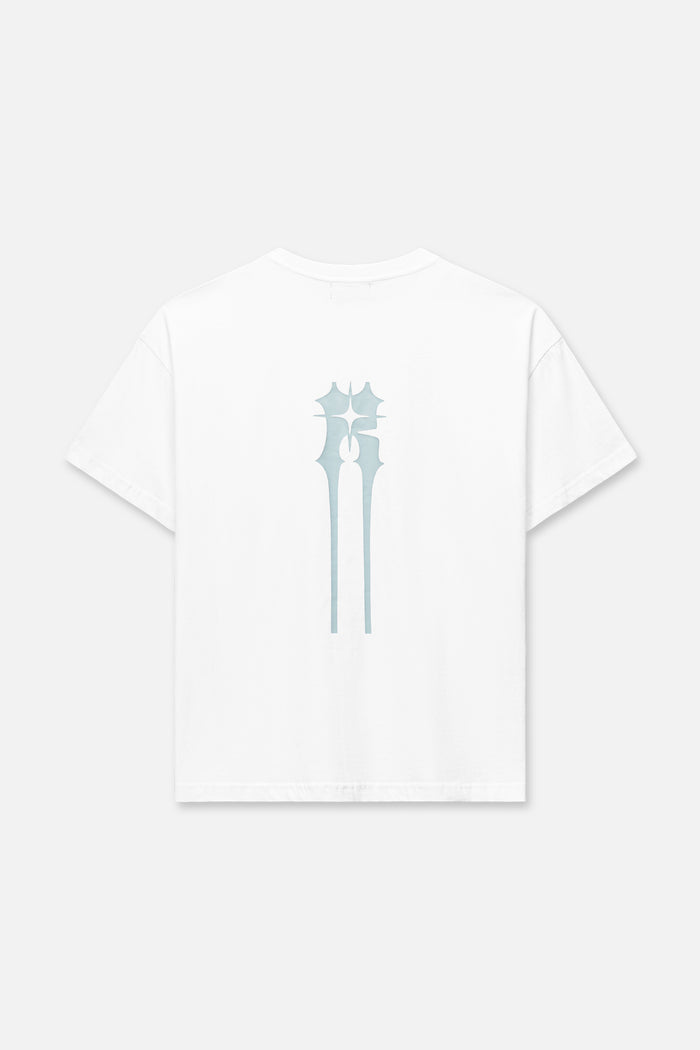RTA Bastien Pocket Tee - White Spiked R
