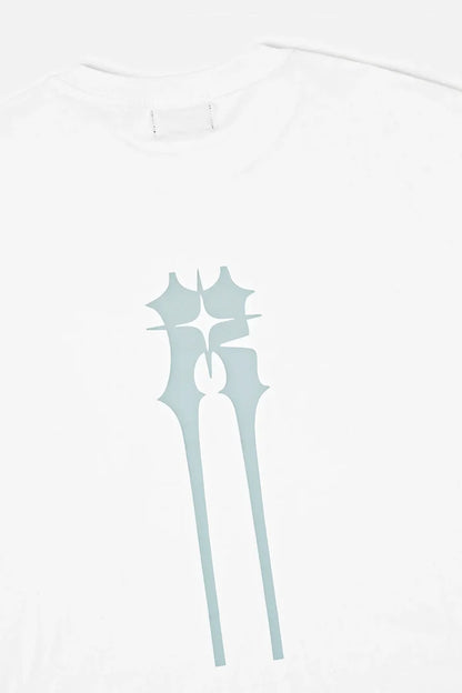 RTA Bastien Pocket Tee - White Spiked R