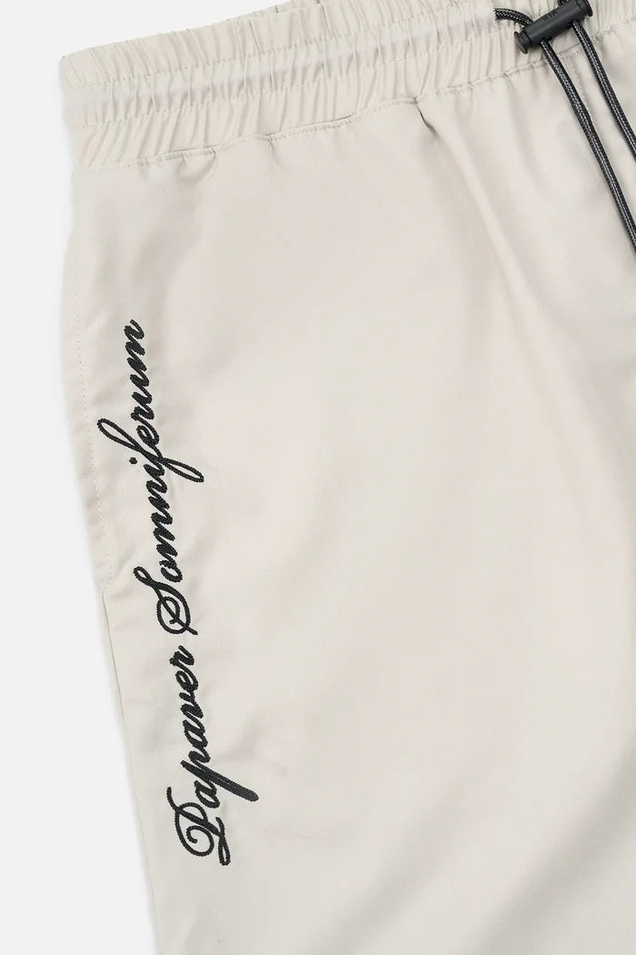 RTA Clyde Elasticated Short - Beige Poppy