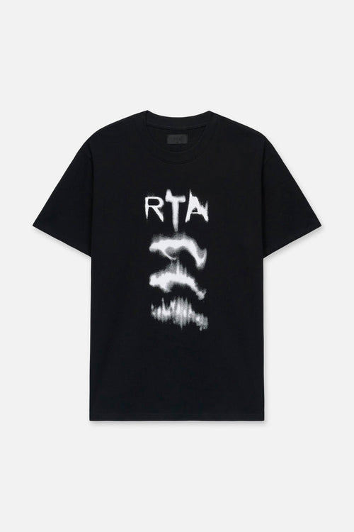 RTA Colin Oversized Short Sleeve Tee - Black Ascending