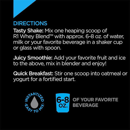 Rule1 100% Whey Protein Blend 5lbs