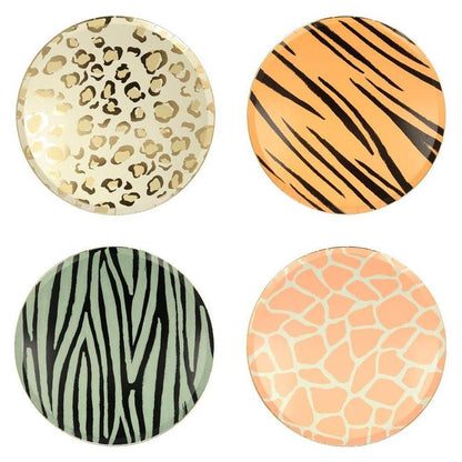 Safari Animal Print Large Plates