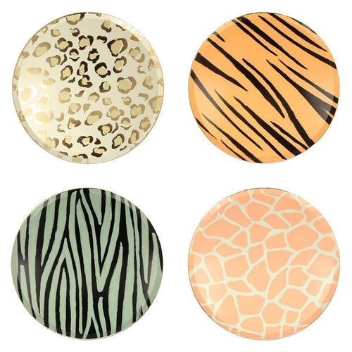 Safari Animal Print Large Plates