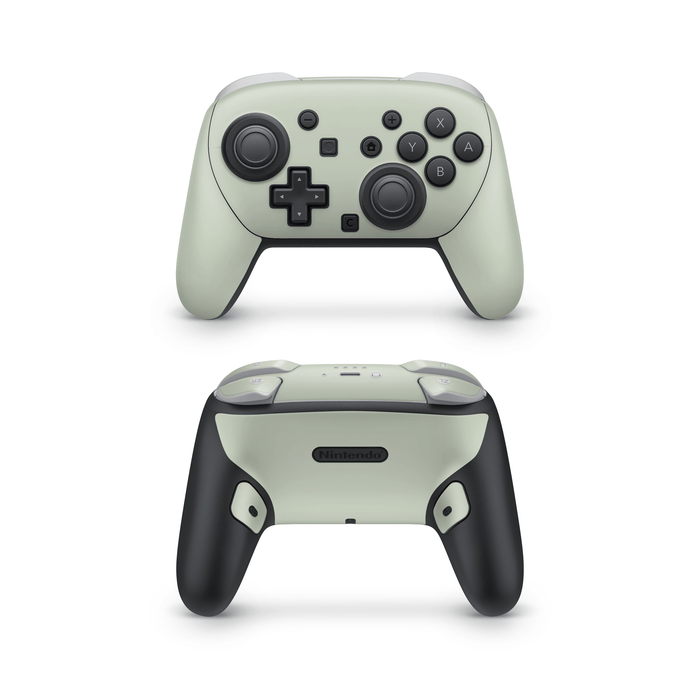 Sage Green Nintendo Switch Pro Controller Decal Skins