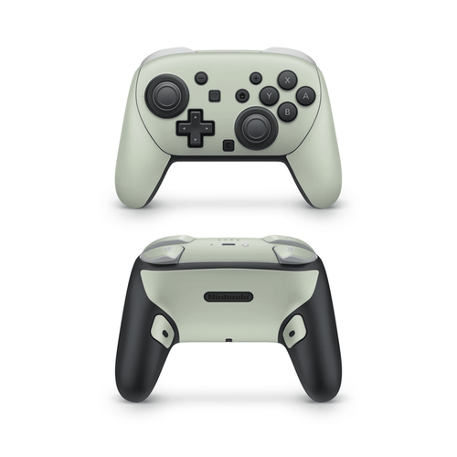 Sage Green Nintendo Switch Pro Controller Decal Skins