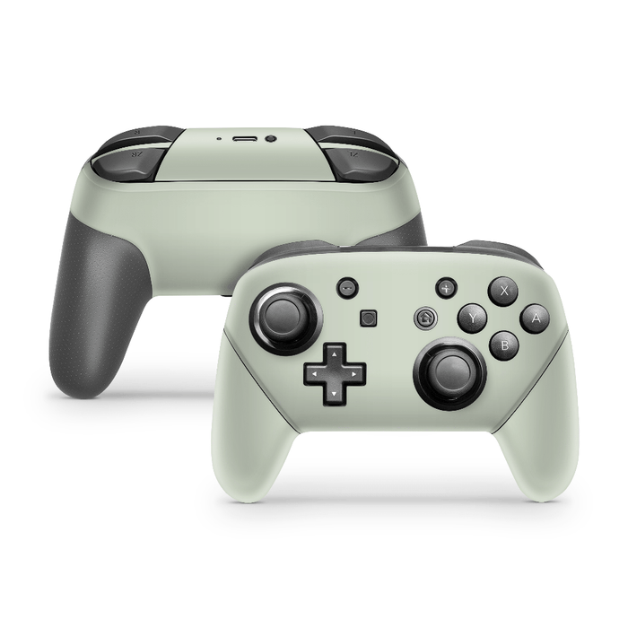 Sage Green Nintendo Switch Pro Controller Decal Skins