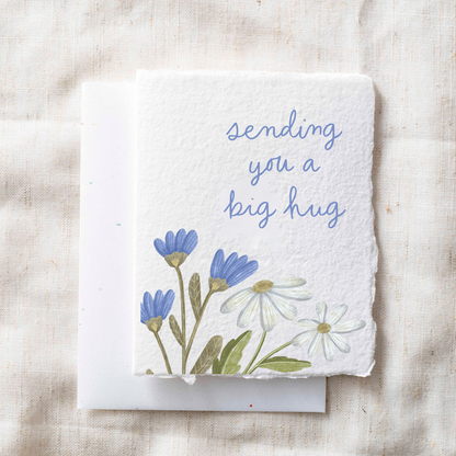 Sending You a Big Hug Card- Greeting Card