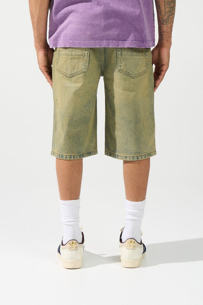 Serenede - CITRINE Denim Shorts Yellow