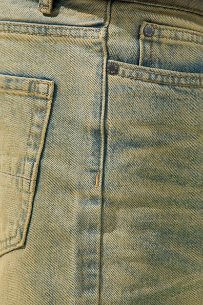 Serenede - CITRINE Denim Shorts Yellow
