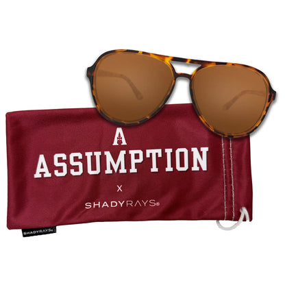 Shady Rays Aviator Crossover - Amber Tortoise Polarized Sunglasses