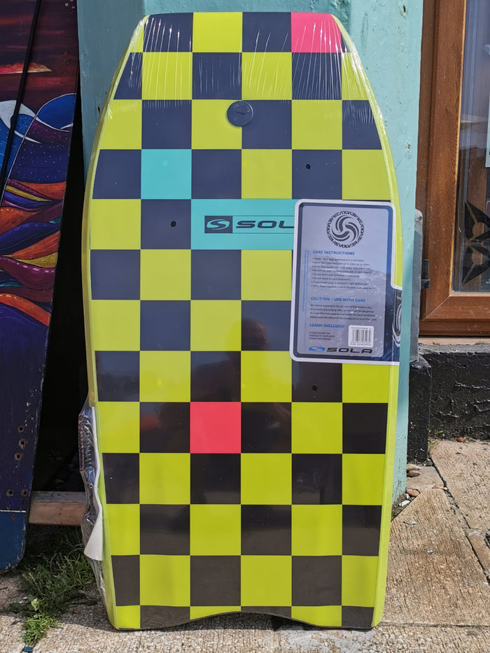 Sola REVOLVER Body Board - Black/Pink/Green Square 2022