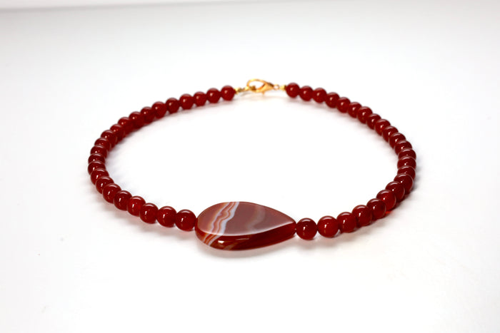 S.P.E.K.tactular Design$ - Karnelian Necklace
