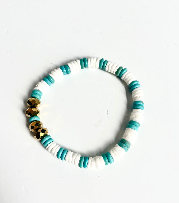 Teal + Gold