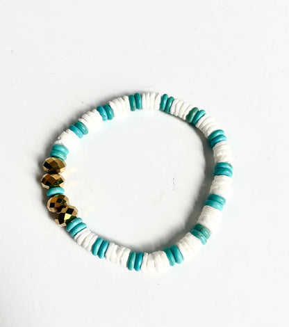 Teal + Gold