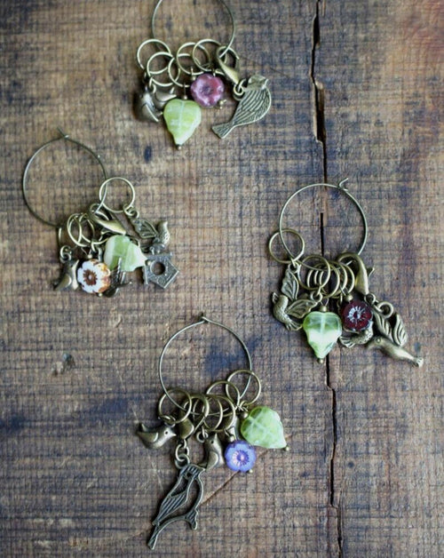 Springtime Bird Stitch Markers