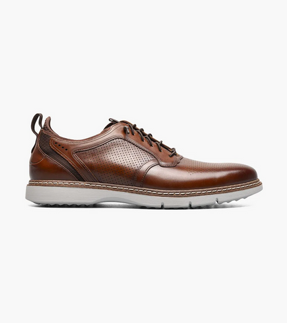 Stacy Adams Sync Mens Cognac Elastic Lace-up Casual Shoes - The Suit Depot