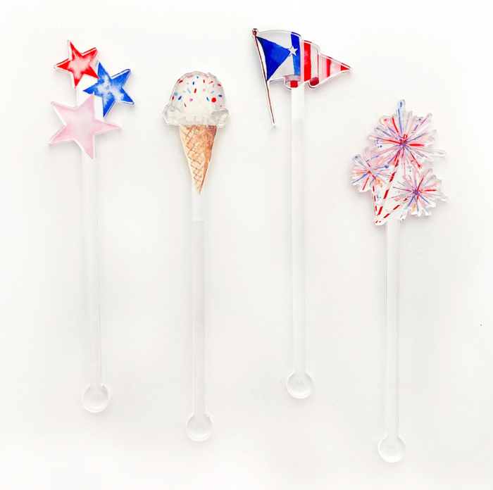 Star-Spangled Summer Stir Sticks